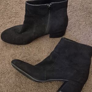 Rouge Helium Black Heeled Boots